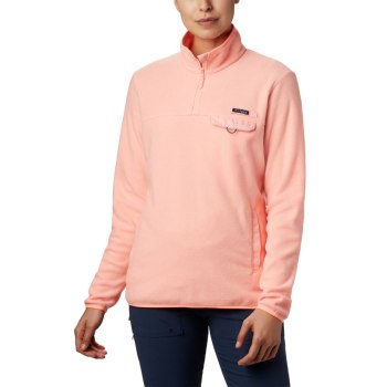 Columbia Harborside II Fleece, Pullover Rosas Para Mujer | 324069-KQS